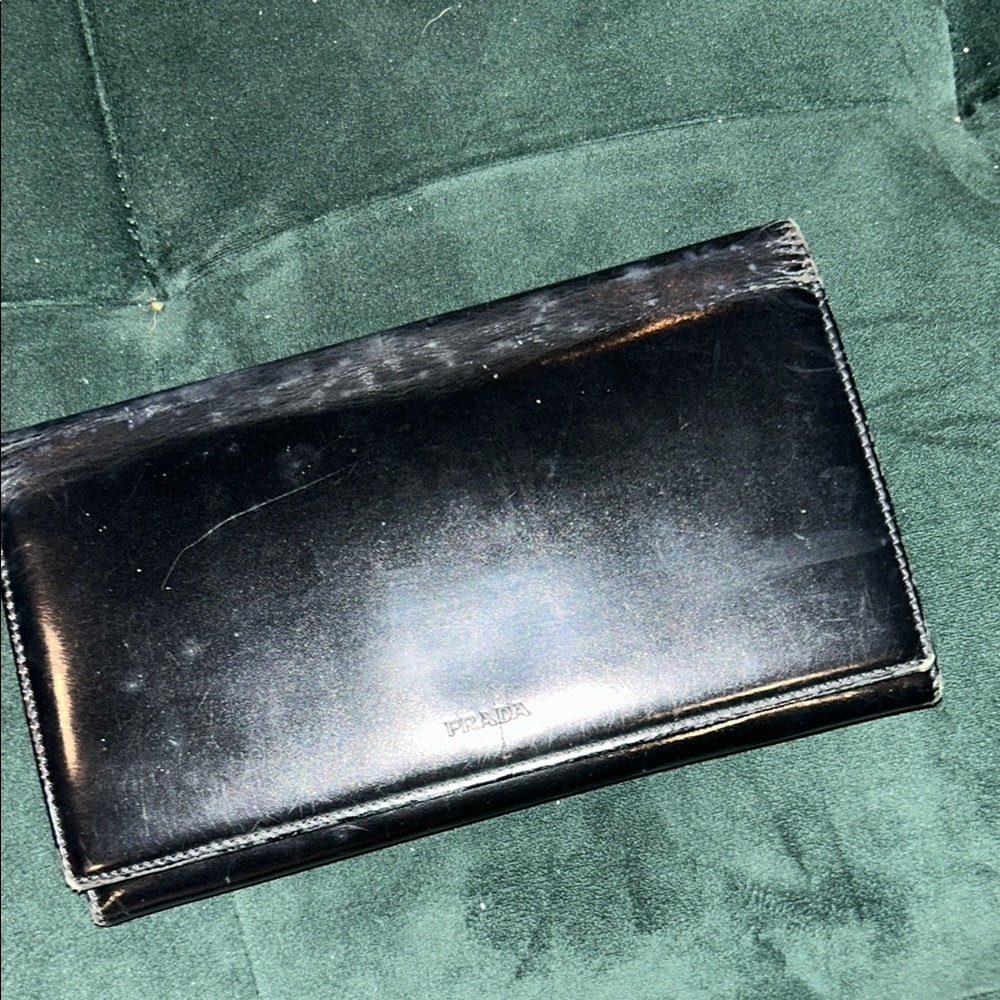 Prada Black Leather Wallet